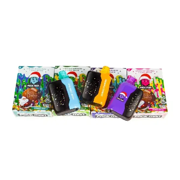 EMPTY 2g Packman Disposable Vape Pen Christmas Edition high quality