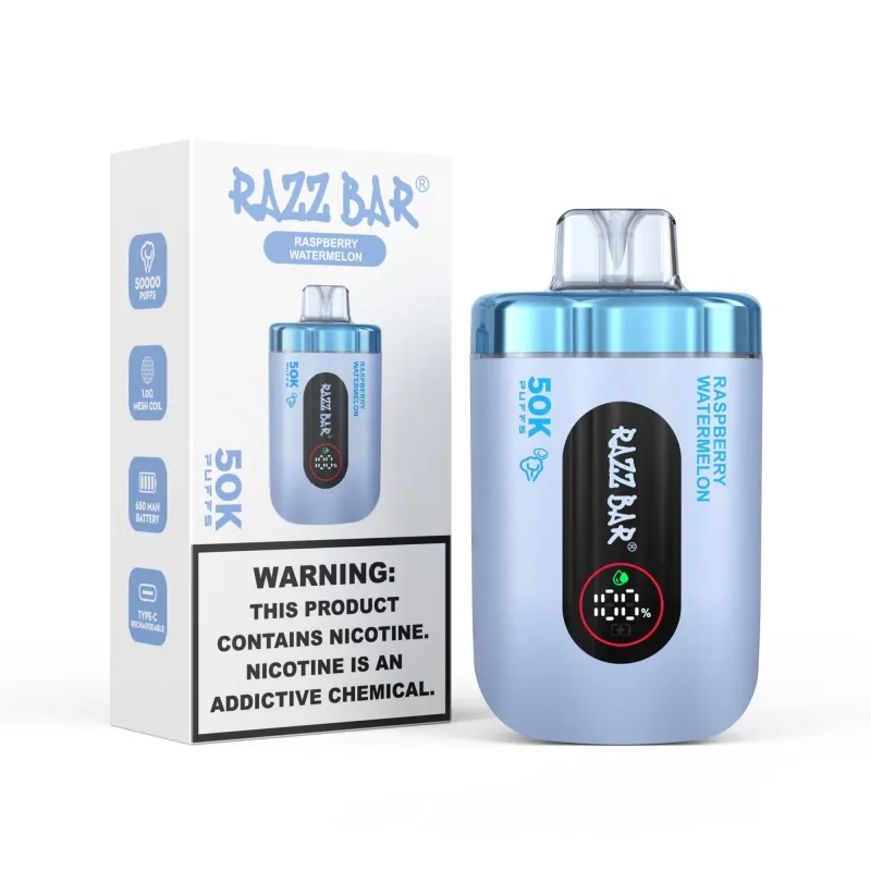 Razz Bar 50000 Puffs Smart Screen Disposable Vape