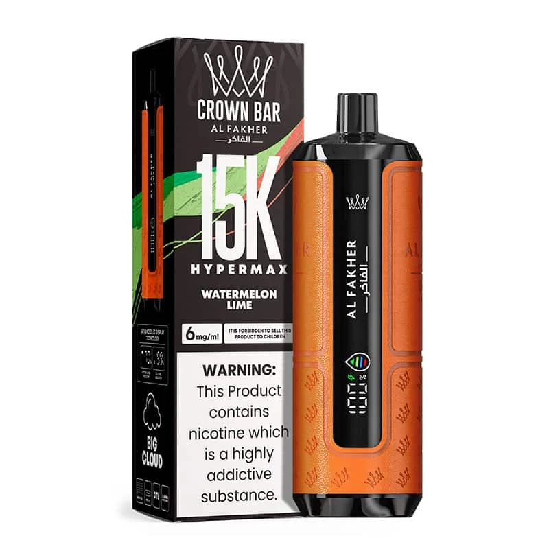 AL Fakher Crown Bar Hypermax 15000 Puffs Wholesale