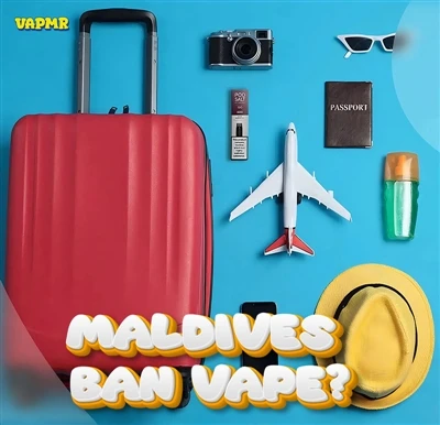 Txij lub Kaum Ib Hlis 15, Vape Yuav Tau Txwv Tsis Pub Coj Mus Rau Maldives.