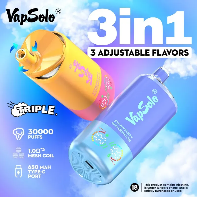 Vapsolo Triple 30000 Puffs Review: Ib qho ncaj ncees, Cov ntaub ntawv- Rov qa...