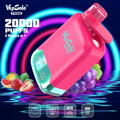 Yuav Siv Li Cas VapSolo Twins 20000: Tus Pib Pib Qhia Txog Dual Flavor Vaping