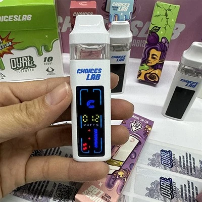 Xaiv cov labs nrog tshuaj ntsuam cov khoom siv vape