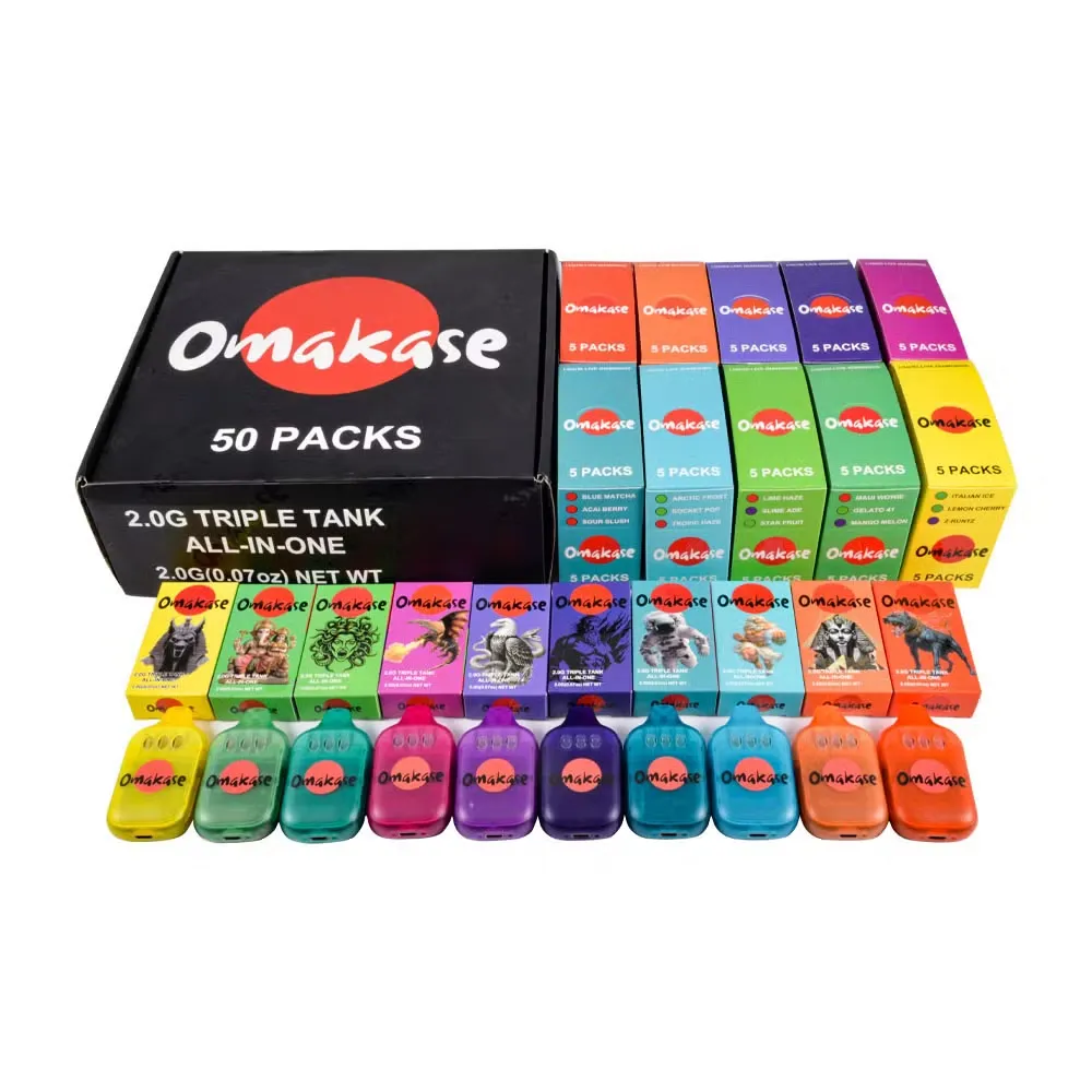 Empty Omakase 2g Nrog Screen Disposables Vape Pen