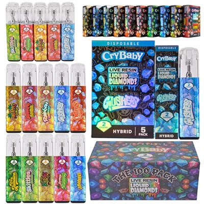 Tshiab Crybaby 2ML Daim Ntawv Pov Tseg Vape Vape